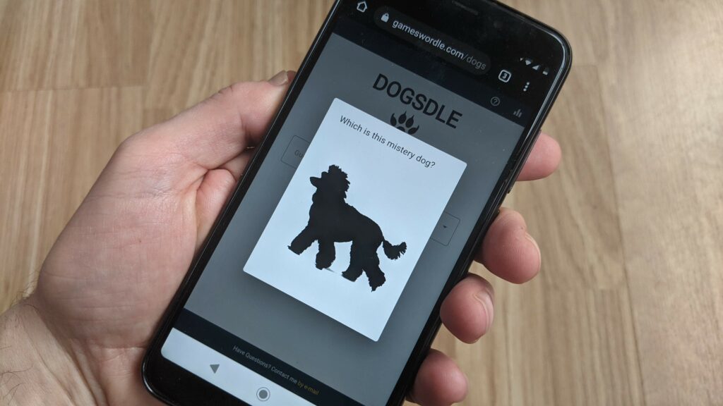 Dogsdle silhouette