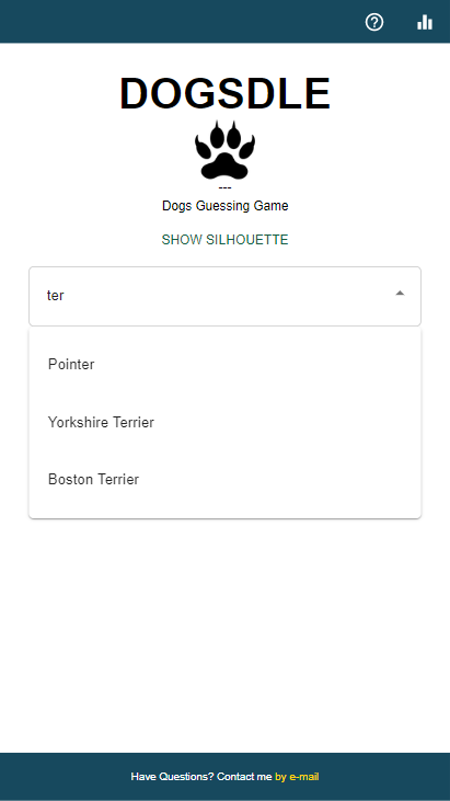 Dogsdle Searchbar